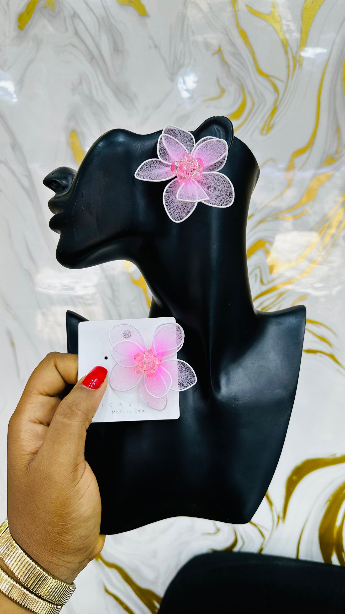 Flower Earrings (model 2)