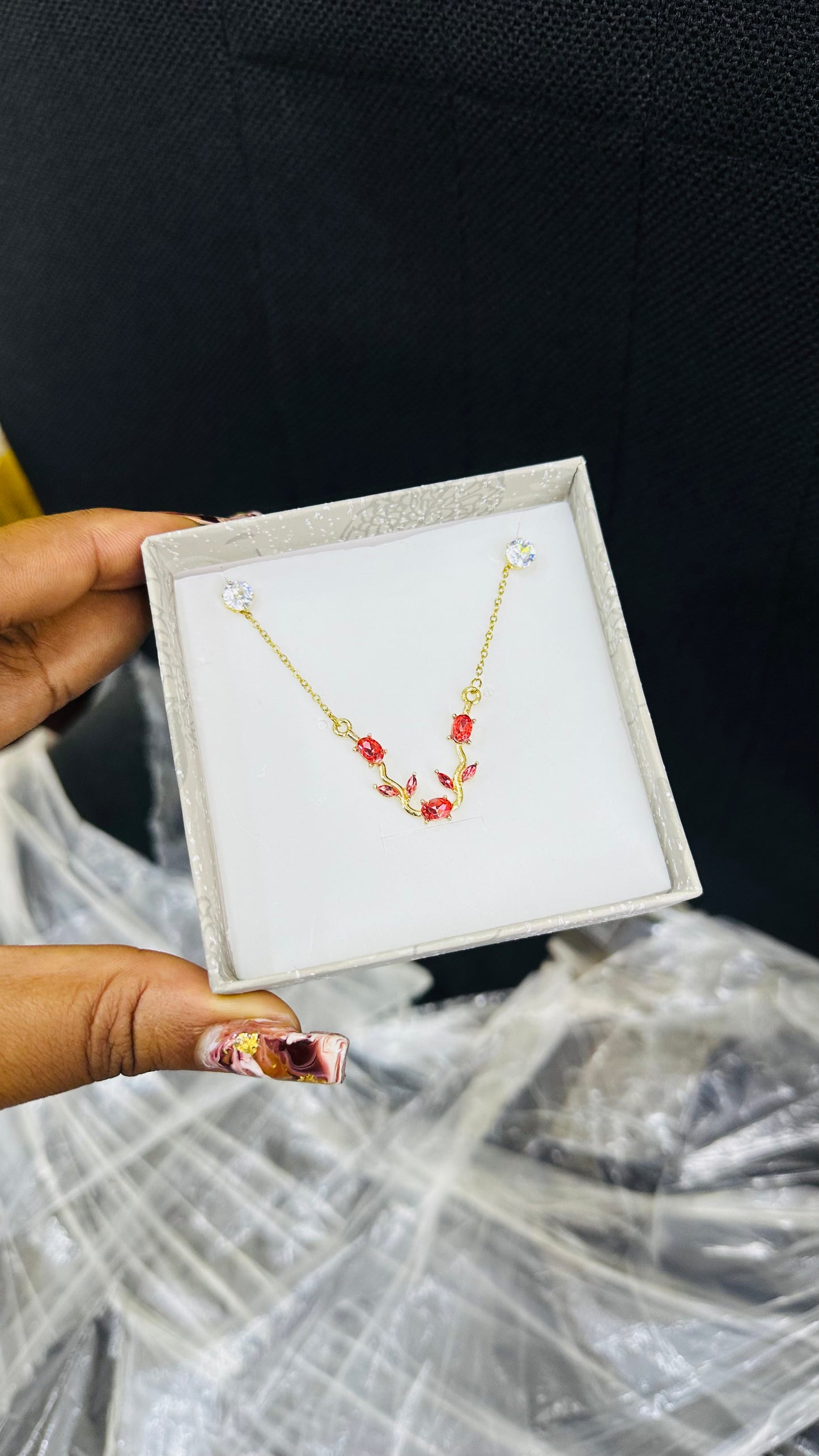 Crystal Vine Necklace