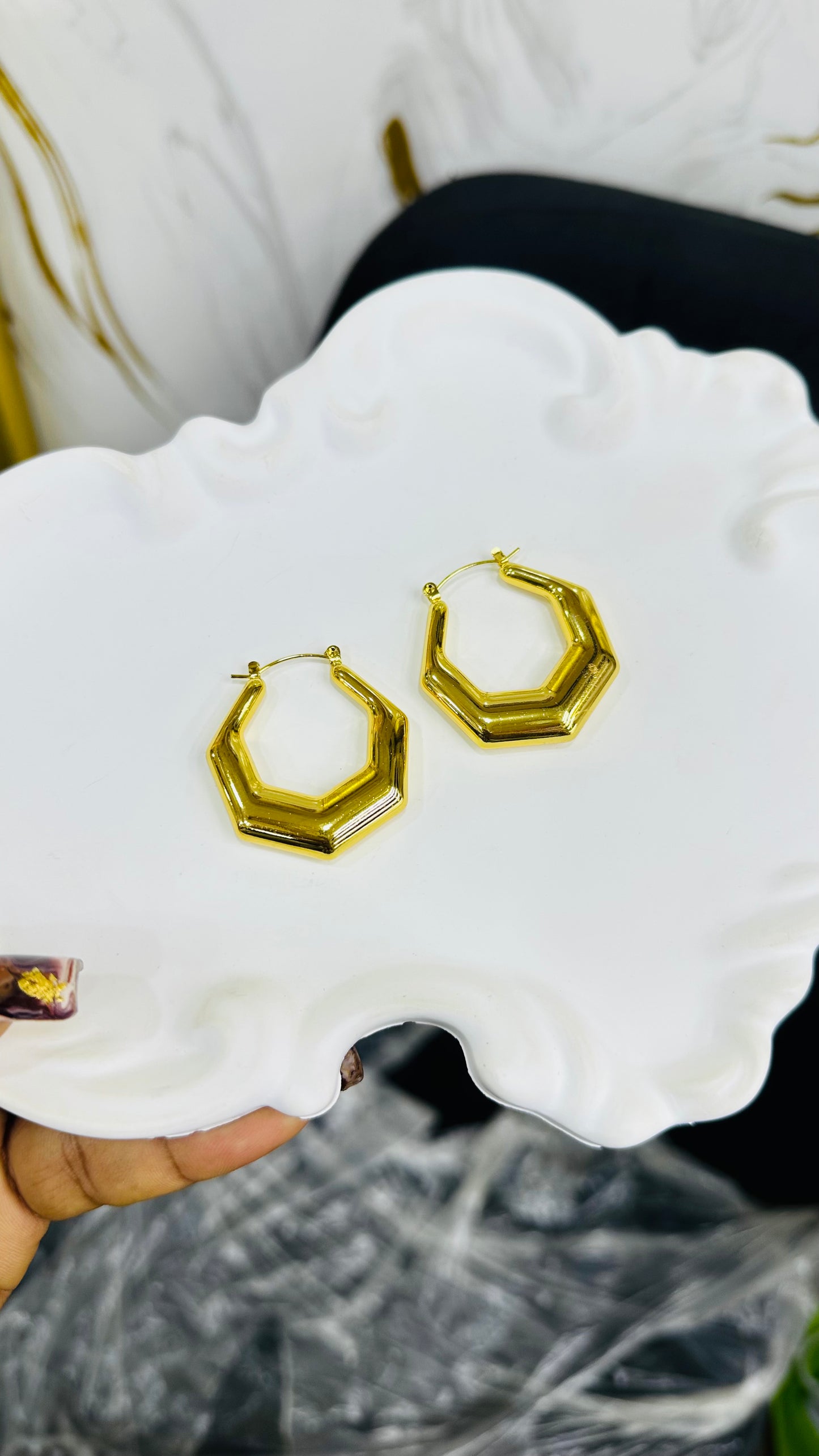 Minimalist hoops & stud Earrings
