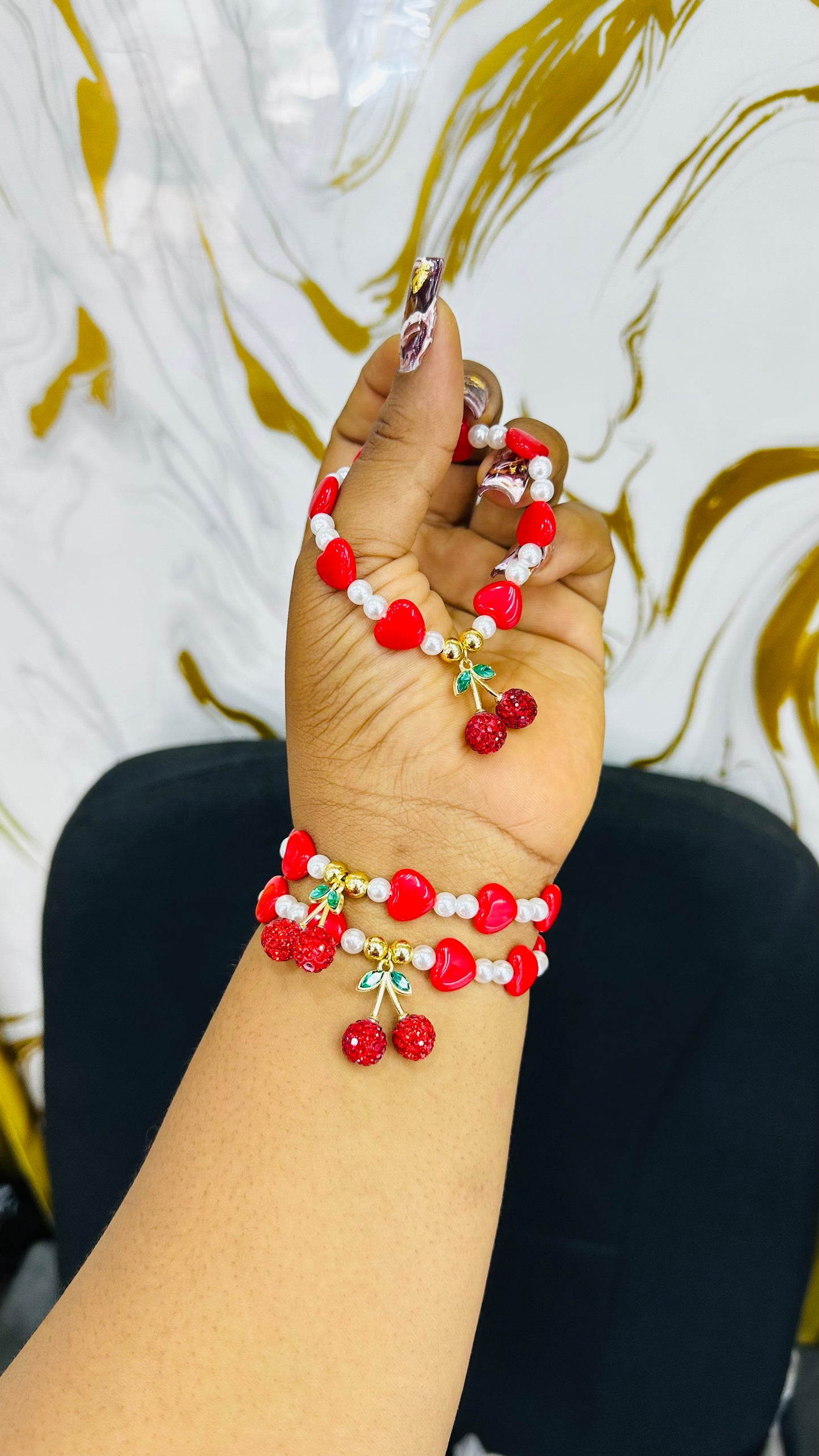 🍒Cherry Charm bead