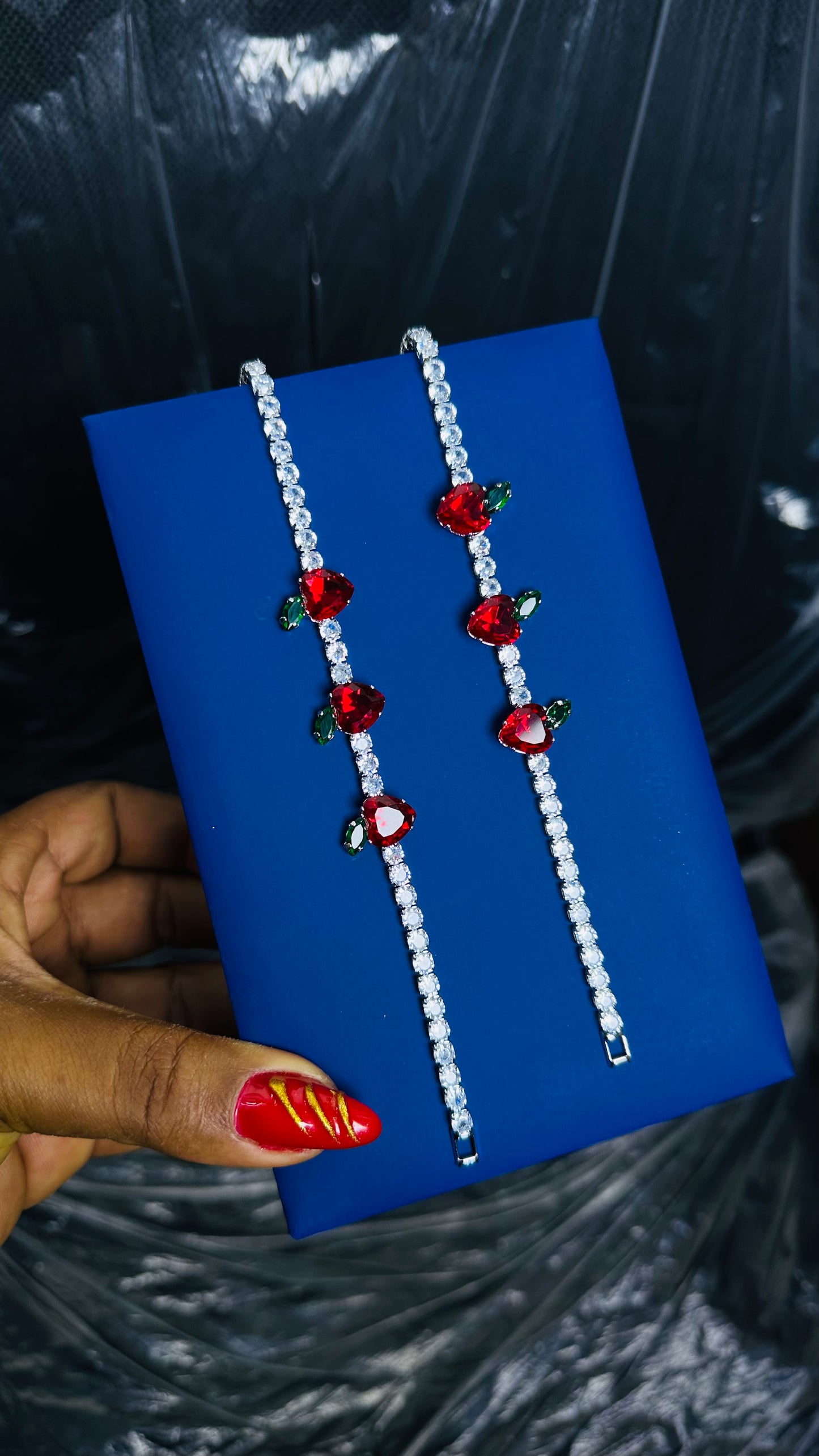 Zirconia Bracelet 2(gold)