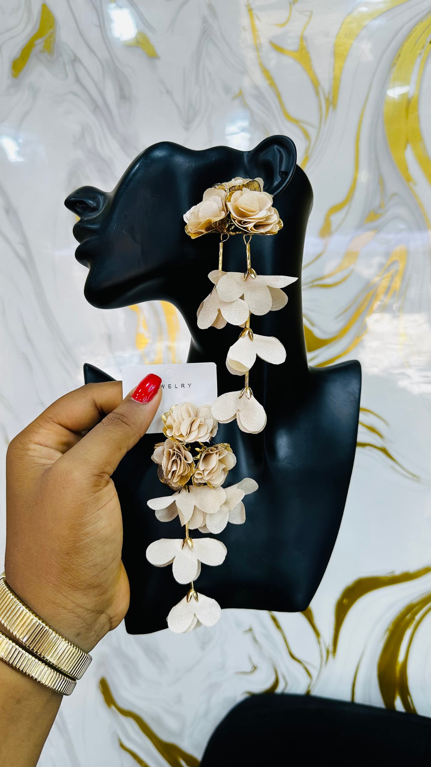 Flower Earrings (model 3)