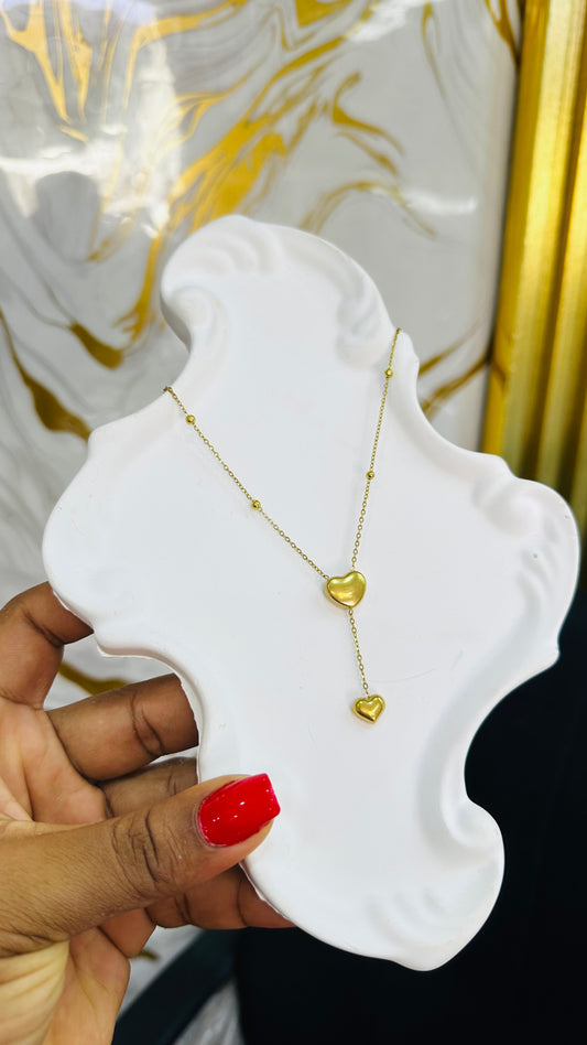Drop Steel Necklace