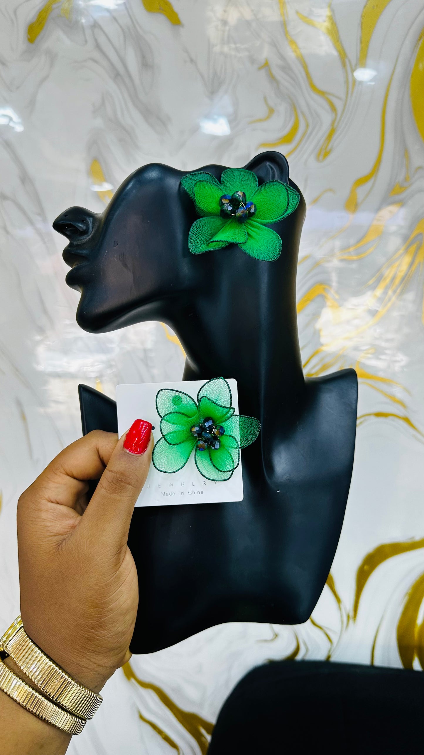 Flower Earrings (model 2)