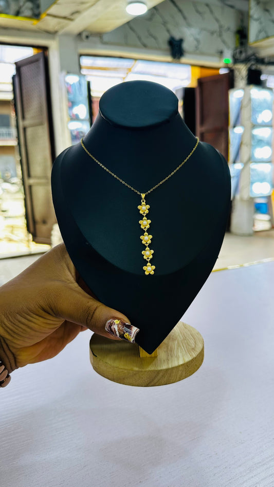 Zirconia Drop Necklace