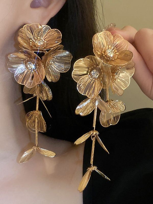Flower earrings