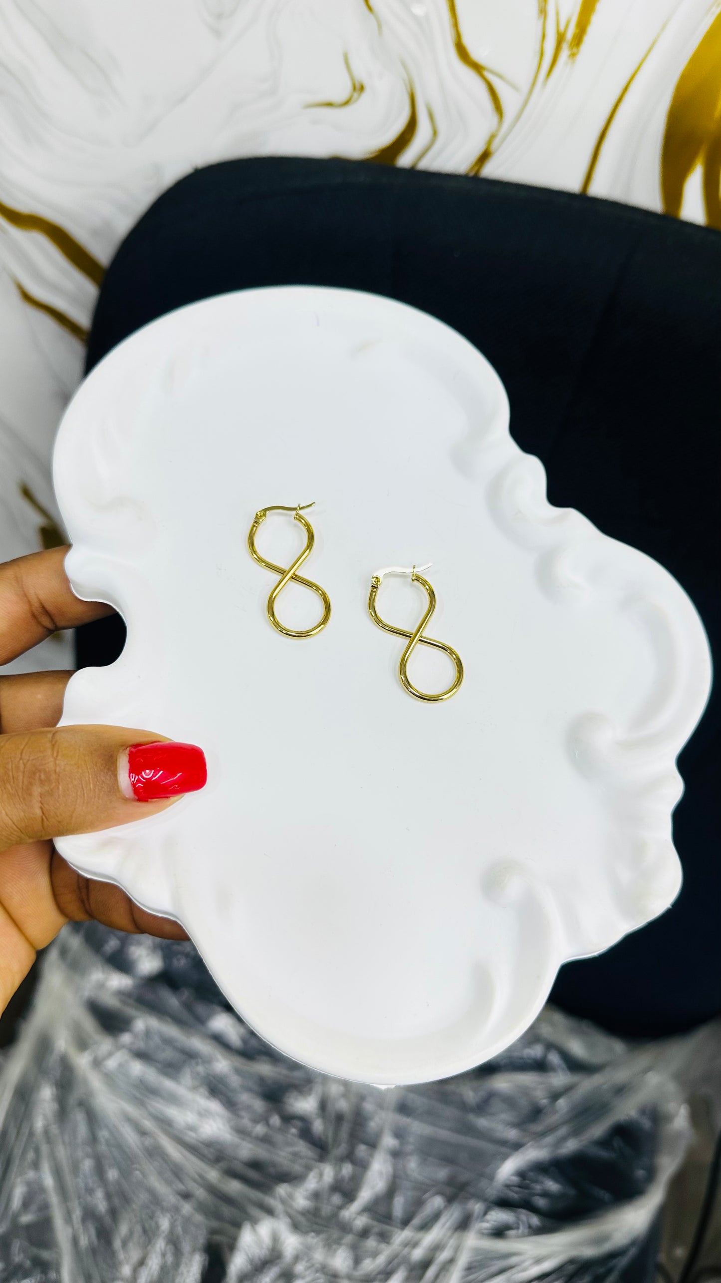 Steel Shapes earrings (small size)