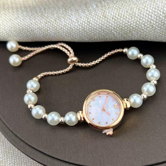 Adjustable Pearl Wristwatch
