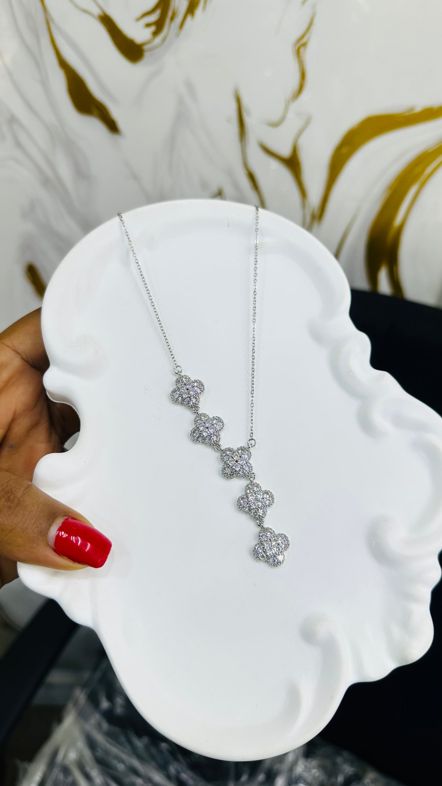 Single Zirconia Necklace