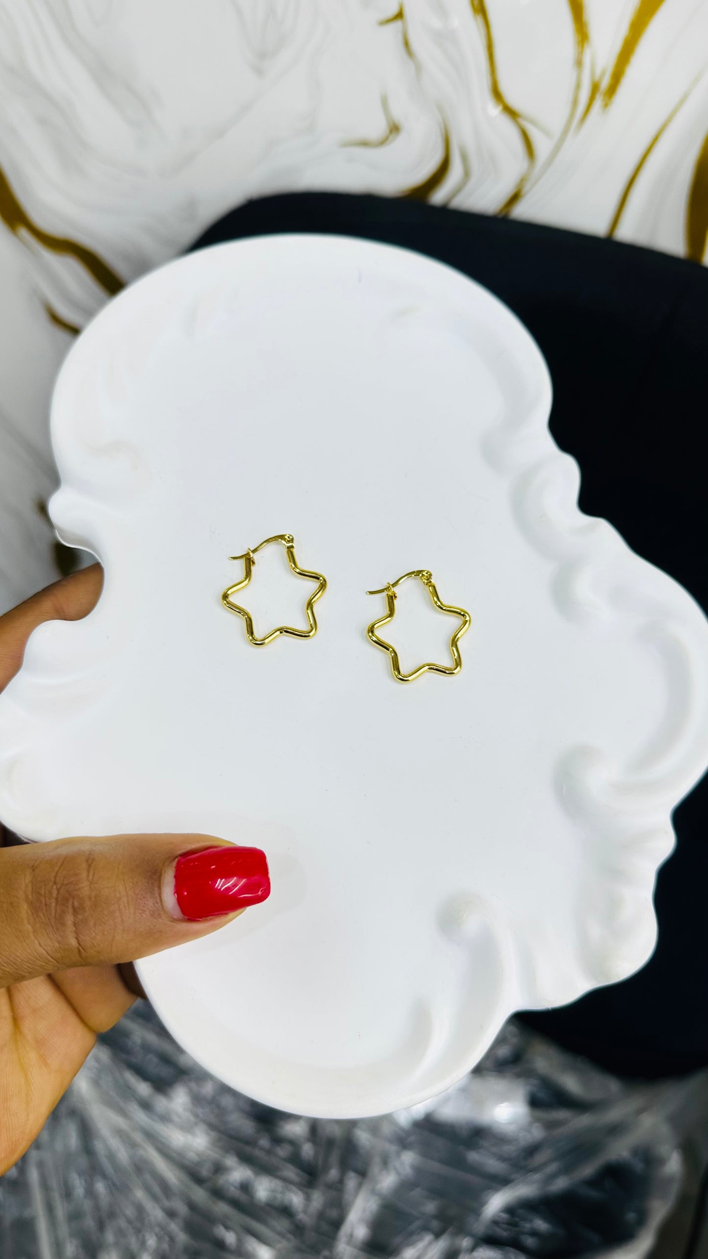 Steel Shapes earrings (small size)