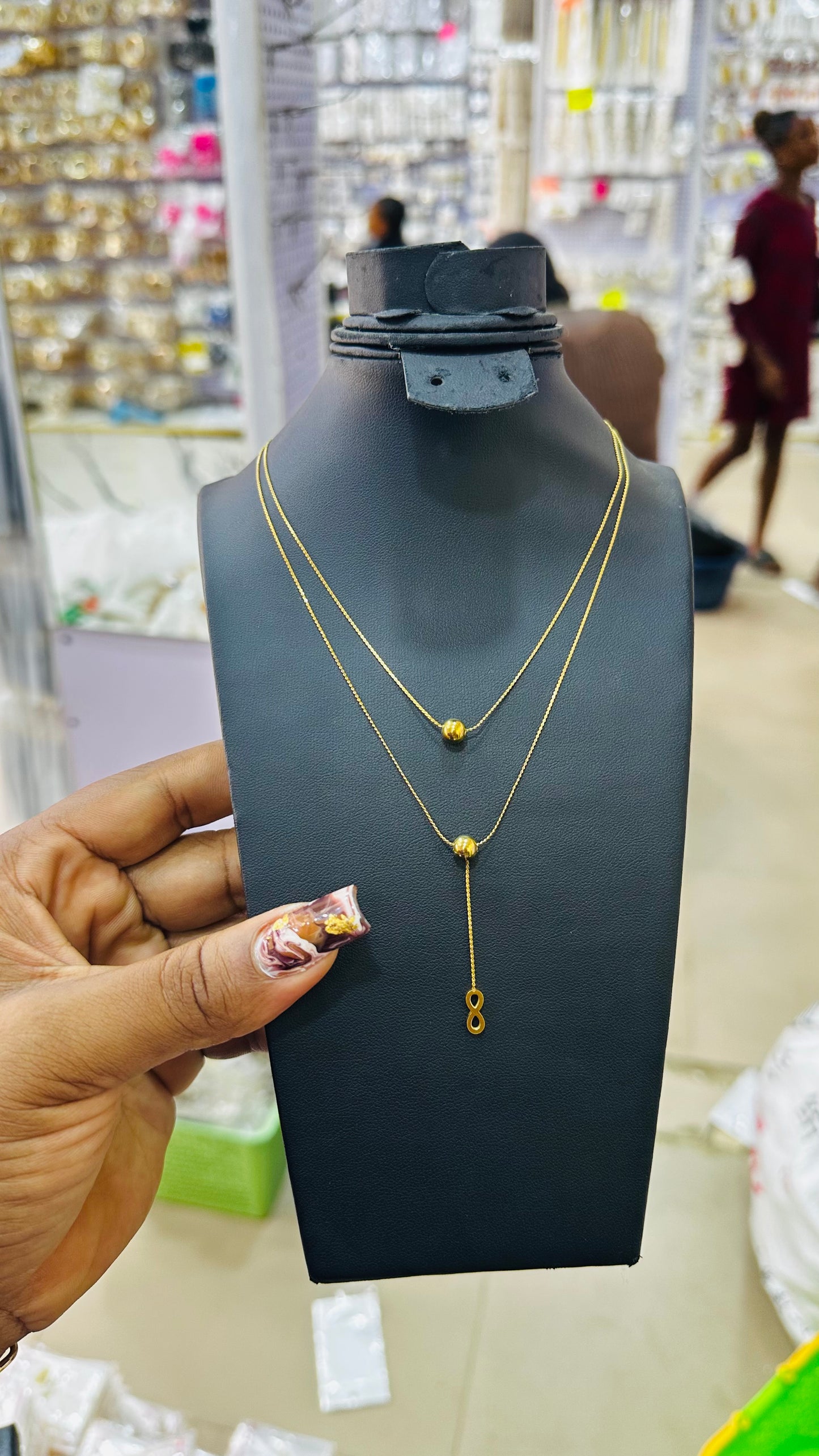 Double Layer Stainless Steel Necklace