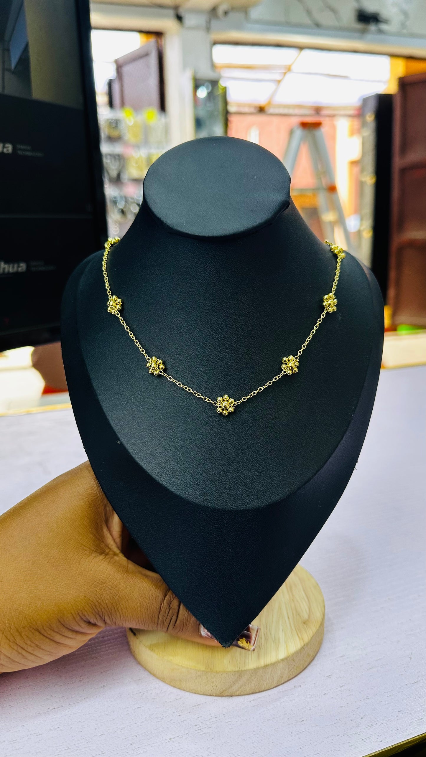 Zirconia Charm Necklace