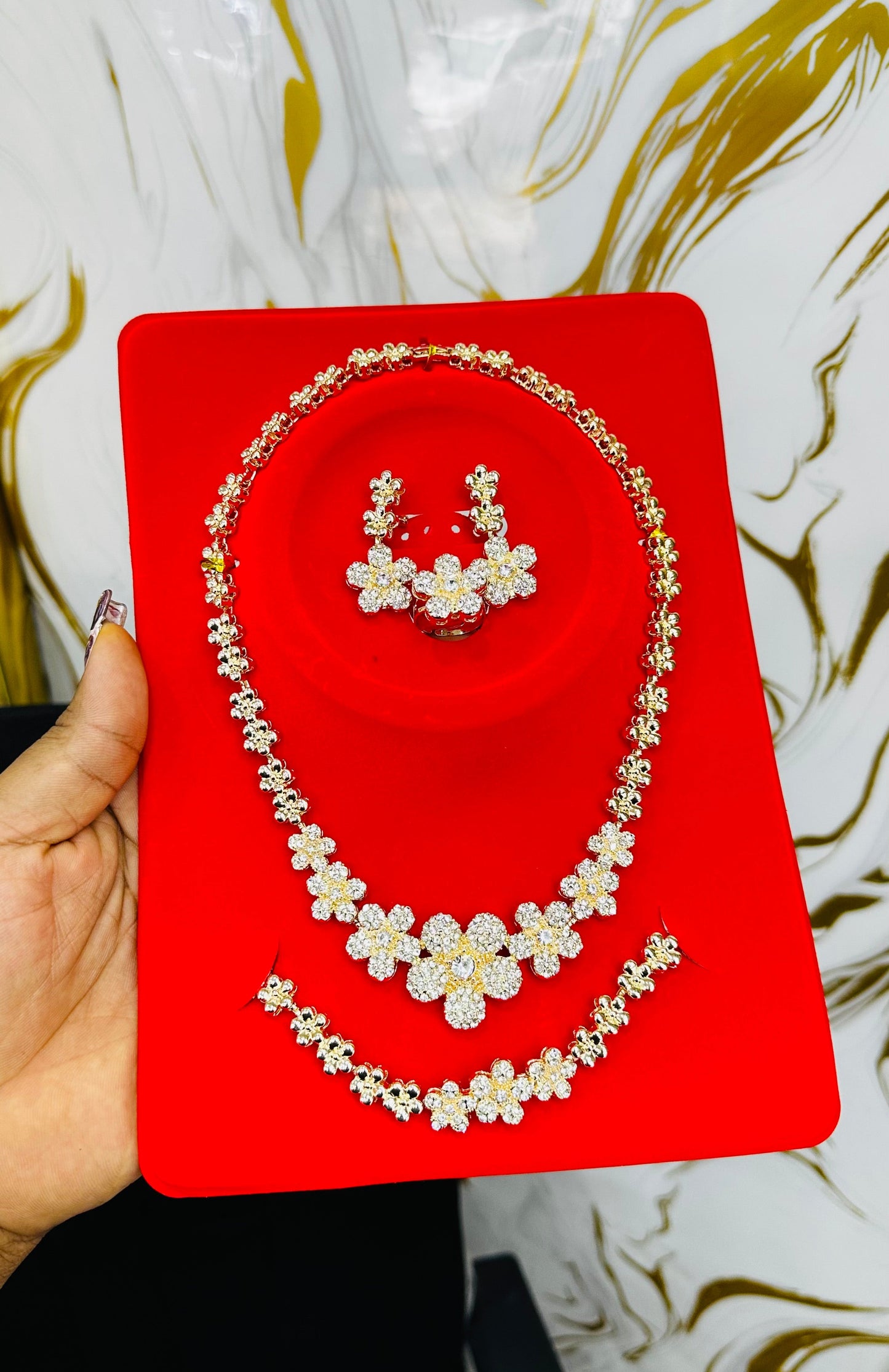Zirconia Party Jewelry Set