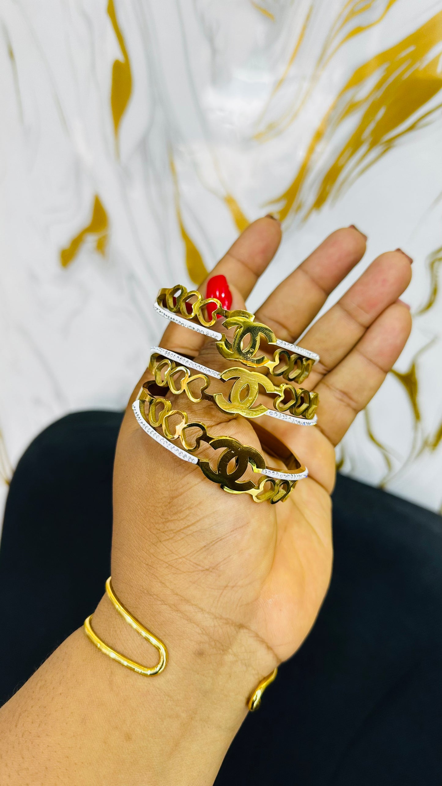 Stainless steel bangles