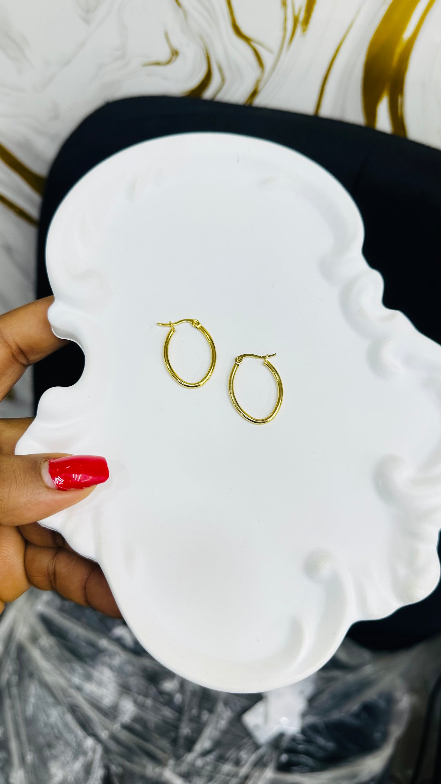 Steel Shapes earrings (small size)