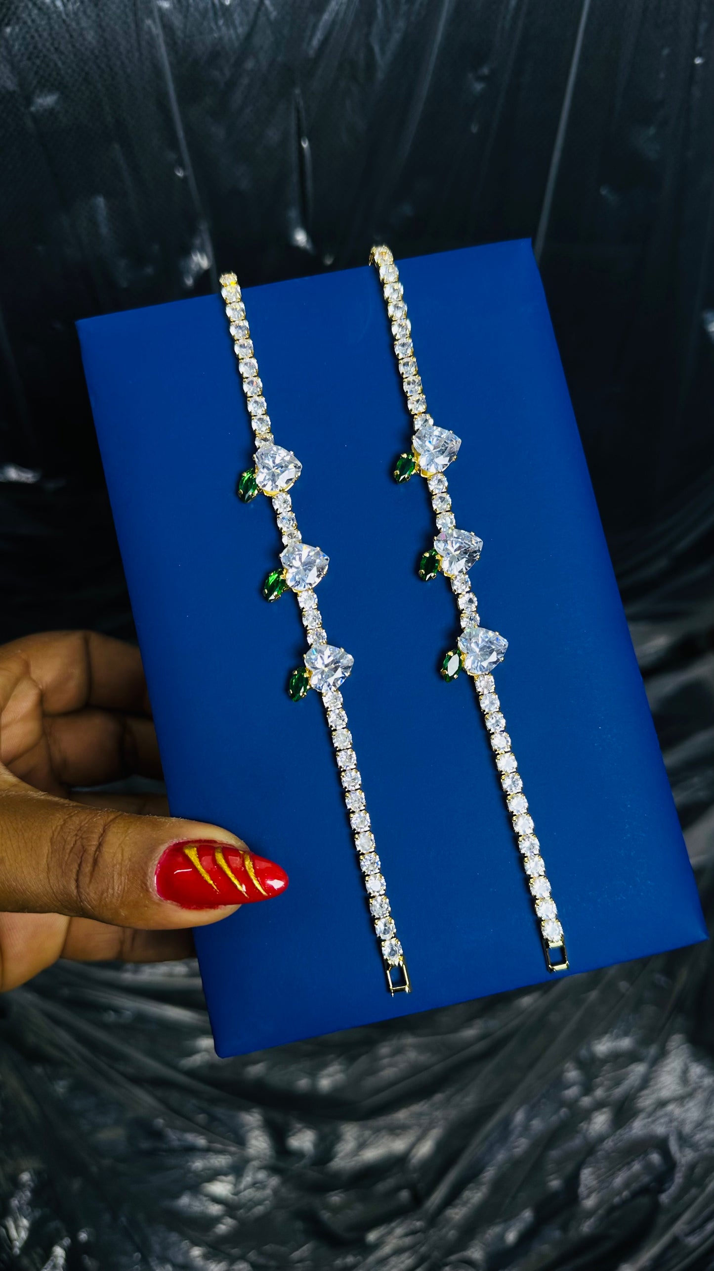 Zirconia Bracelet 2(gold)