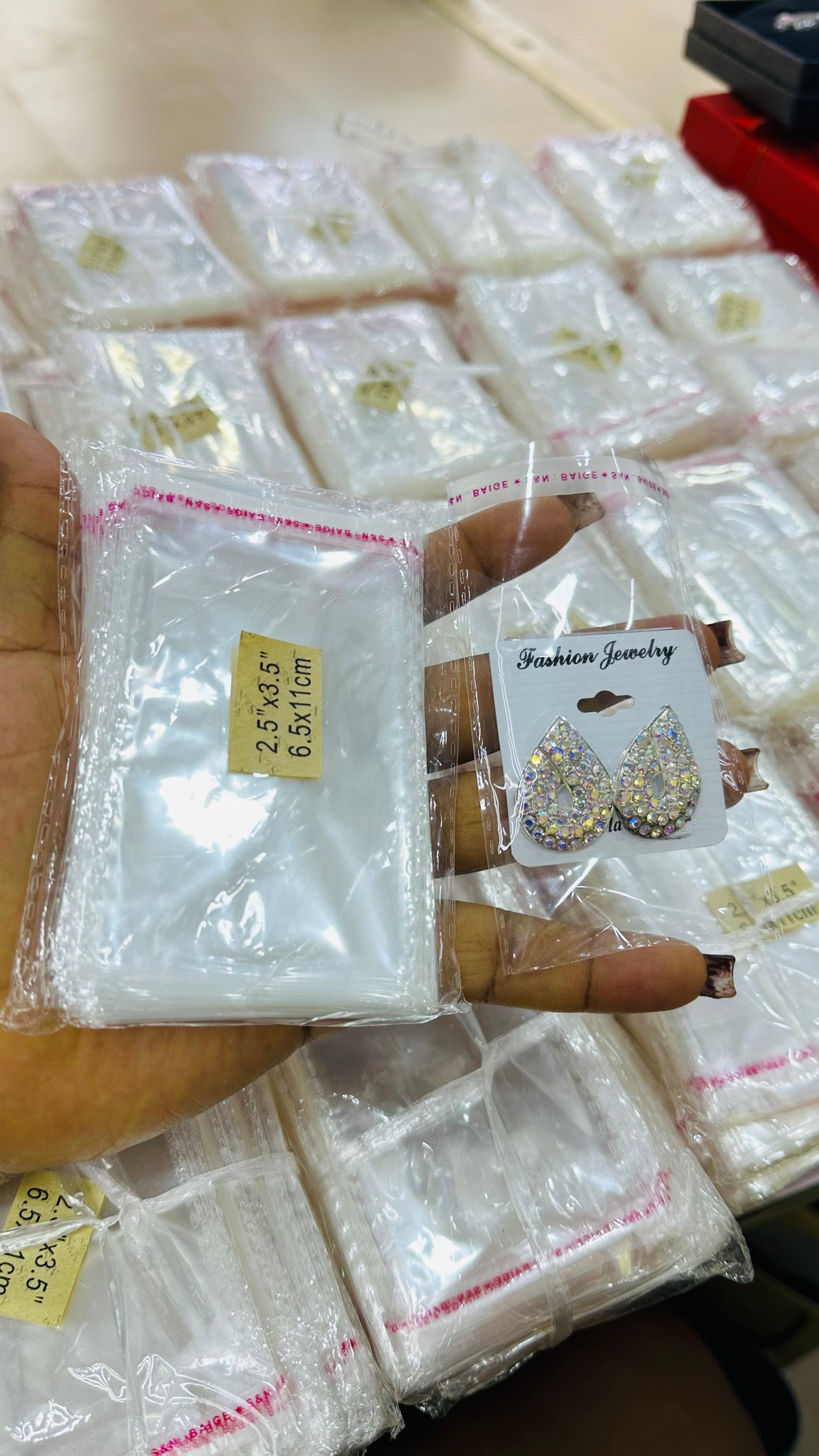 Jewelry packaging nylon (100 pcs)