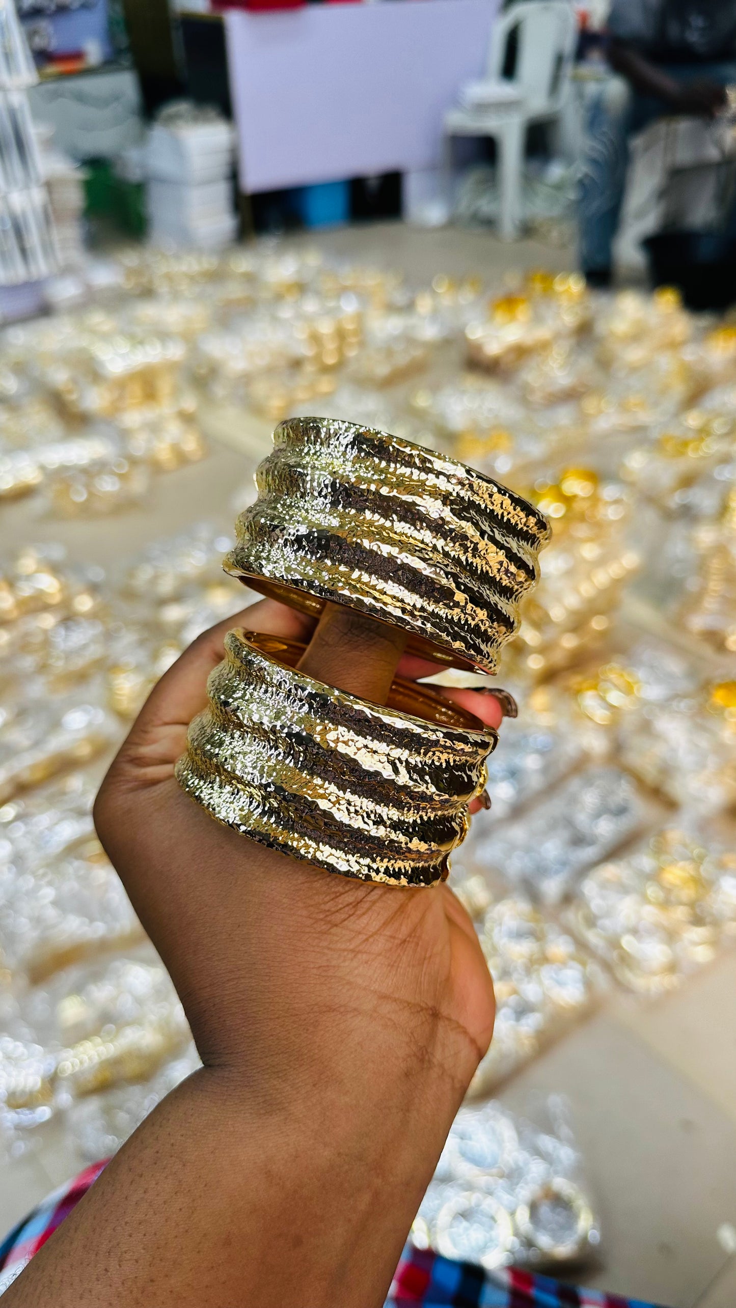 Chunky Bangles (steel quality)