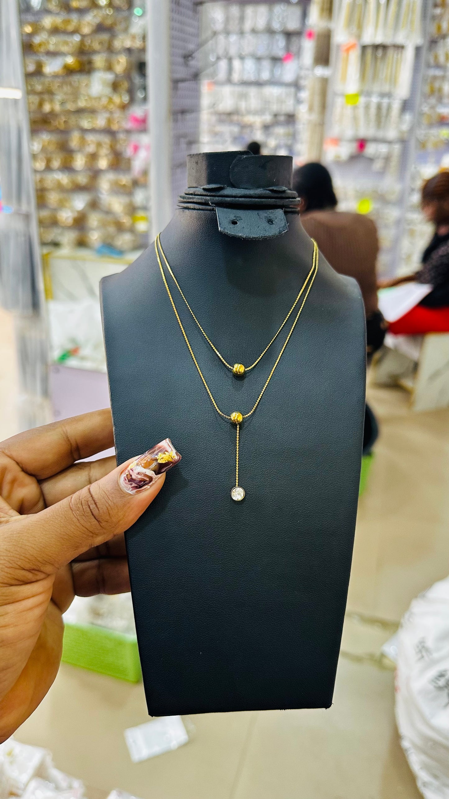 Double Layer Stainless Steel Necklace