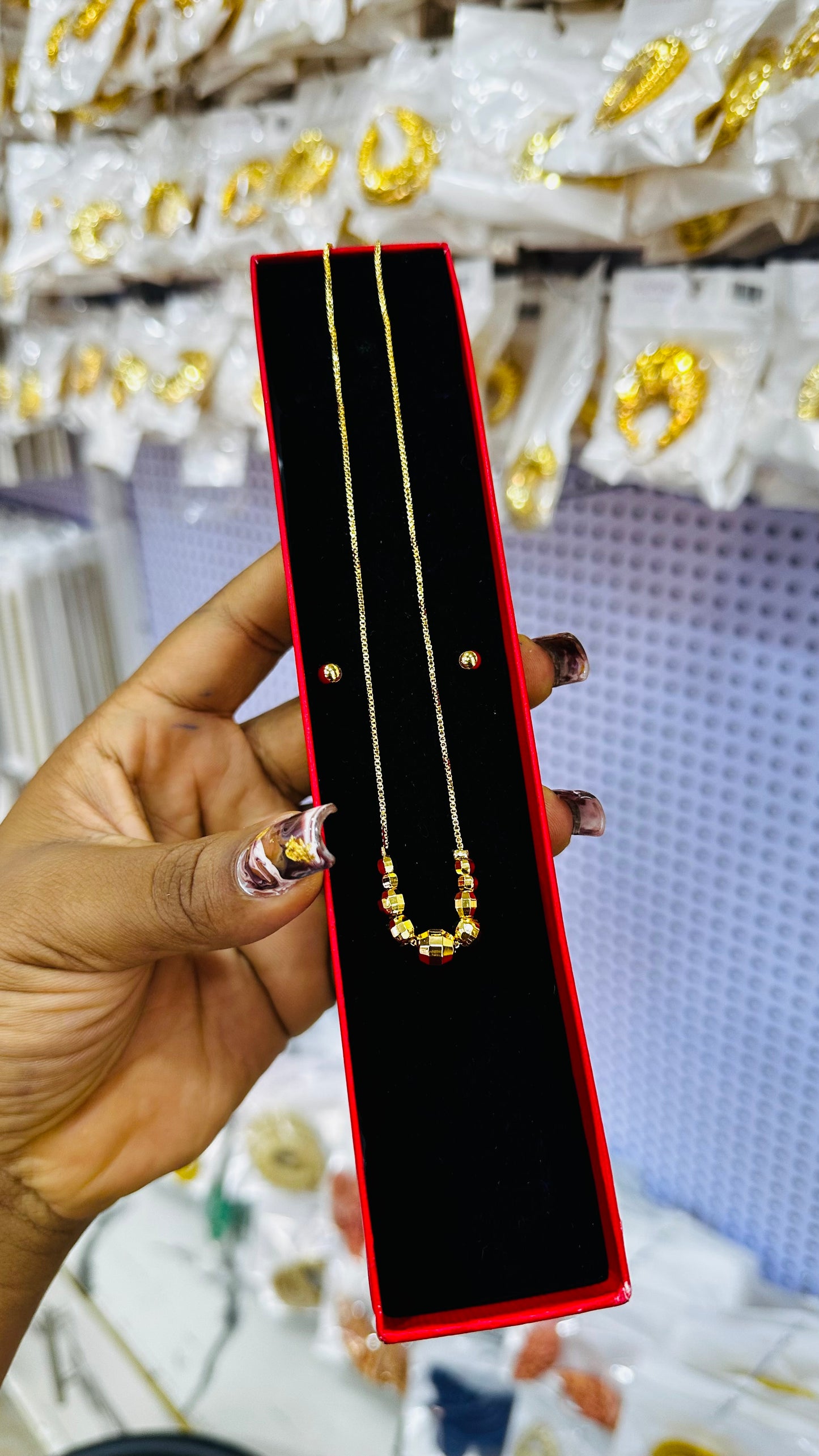 Multiple Ball Necklace 🔥