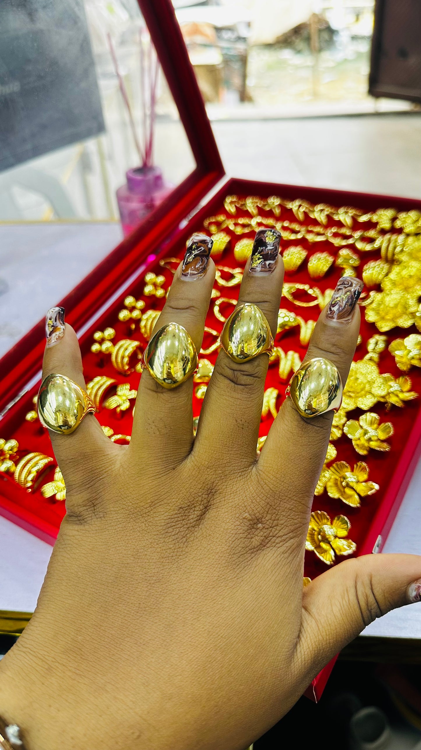 Gold Statement Rings