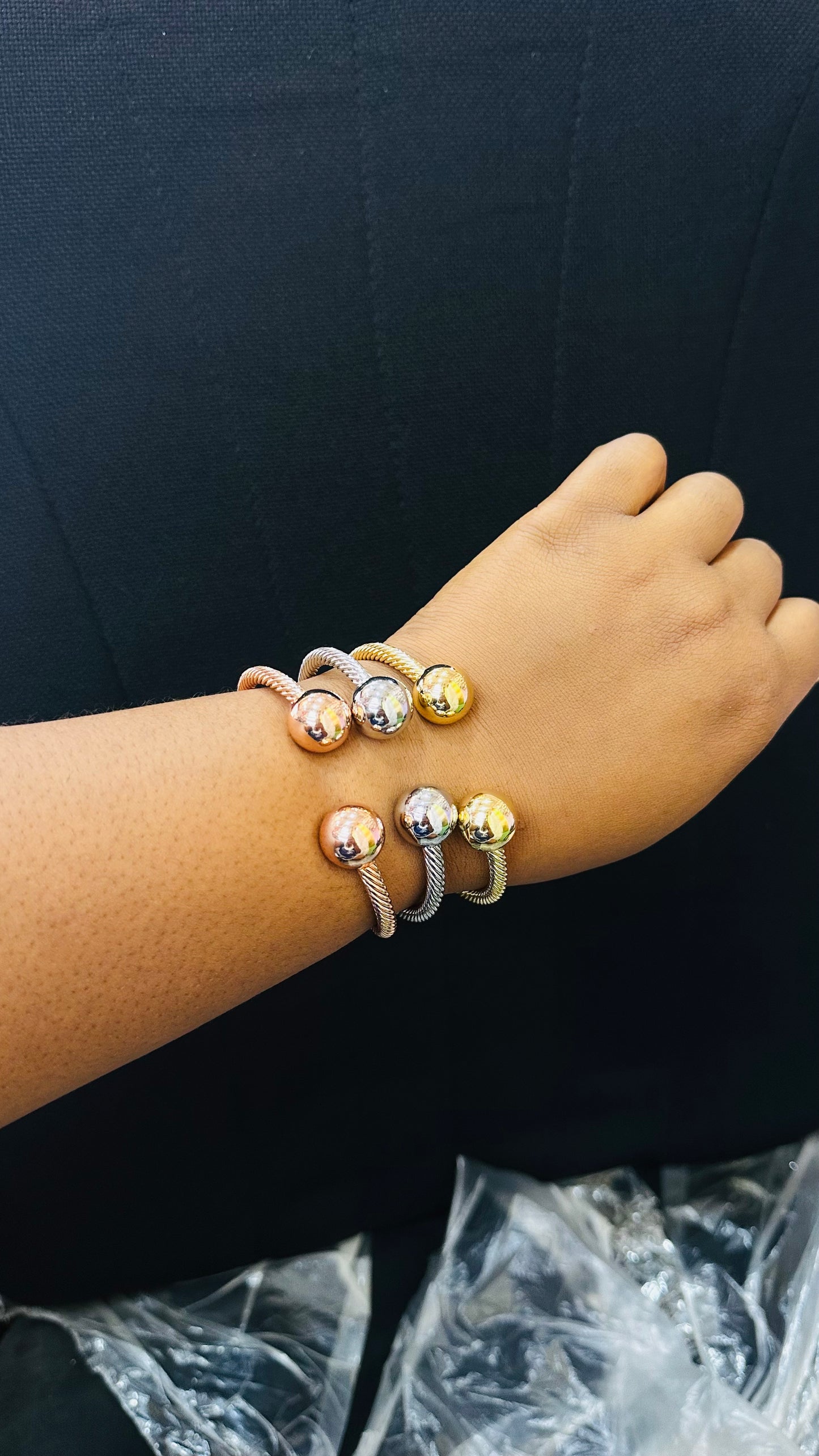 Luo Fei 3tone Bangles