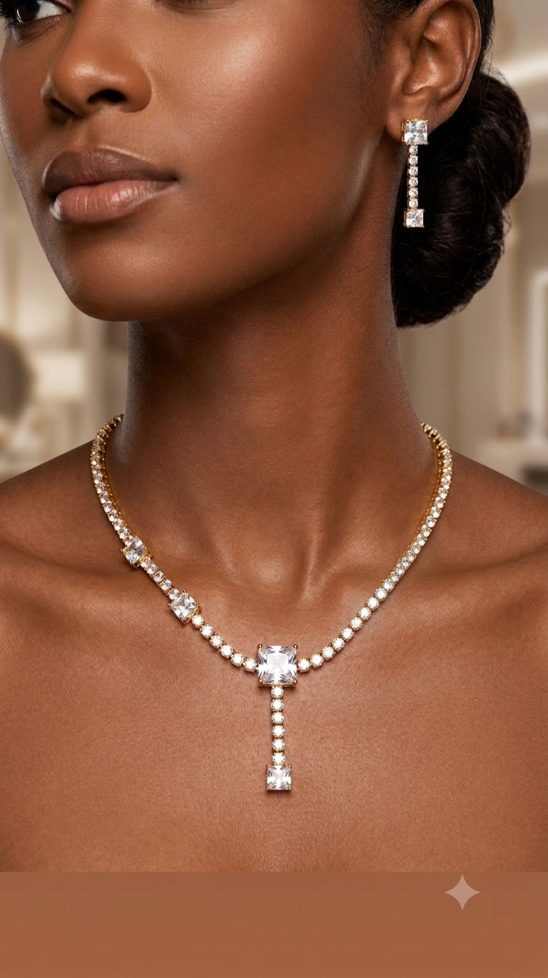 Tennis Zirconia Set