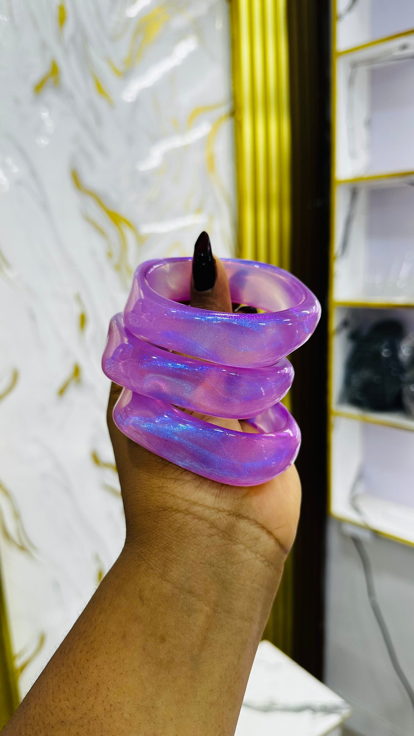Colorful Ceramic Bangles