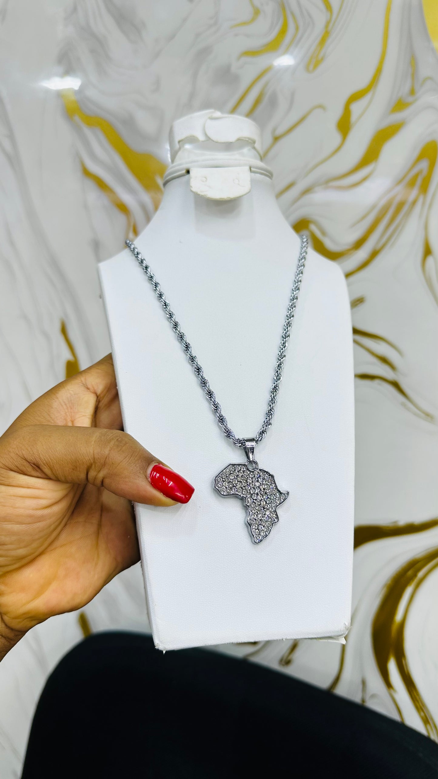 Long stoned Necklace