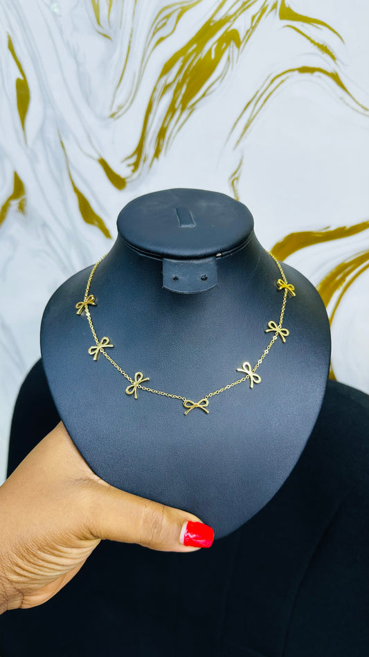 Steel charm Necklace