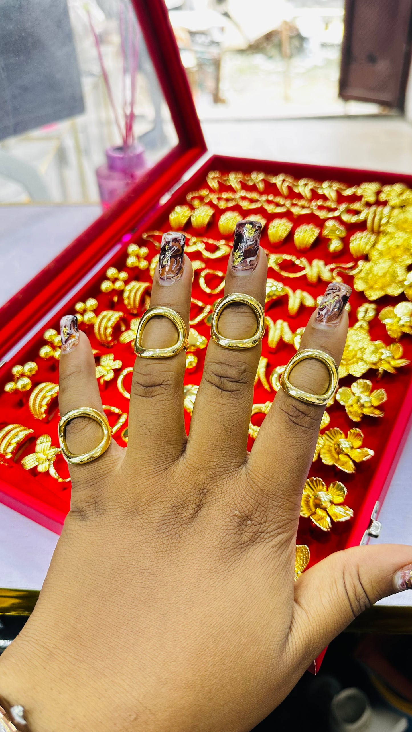 Gold Statement Rings