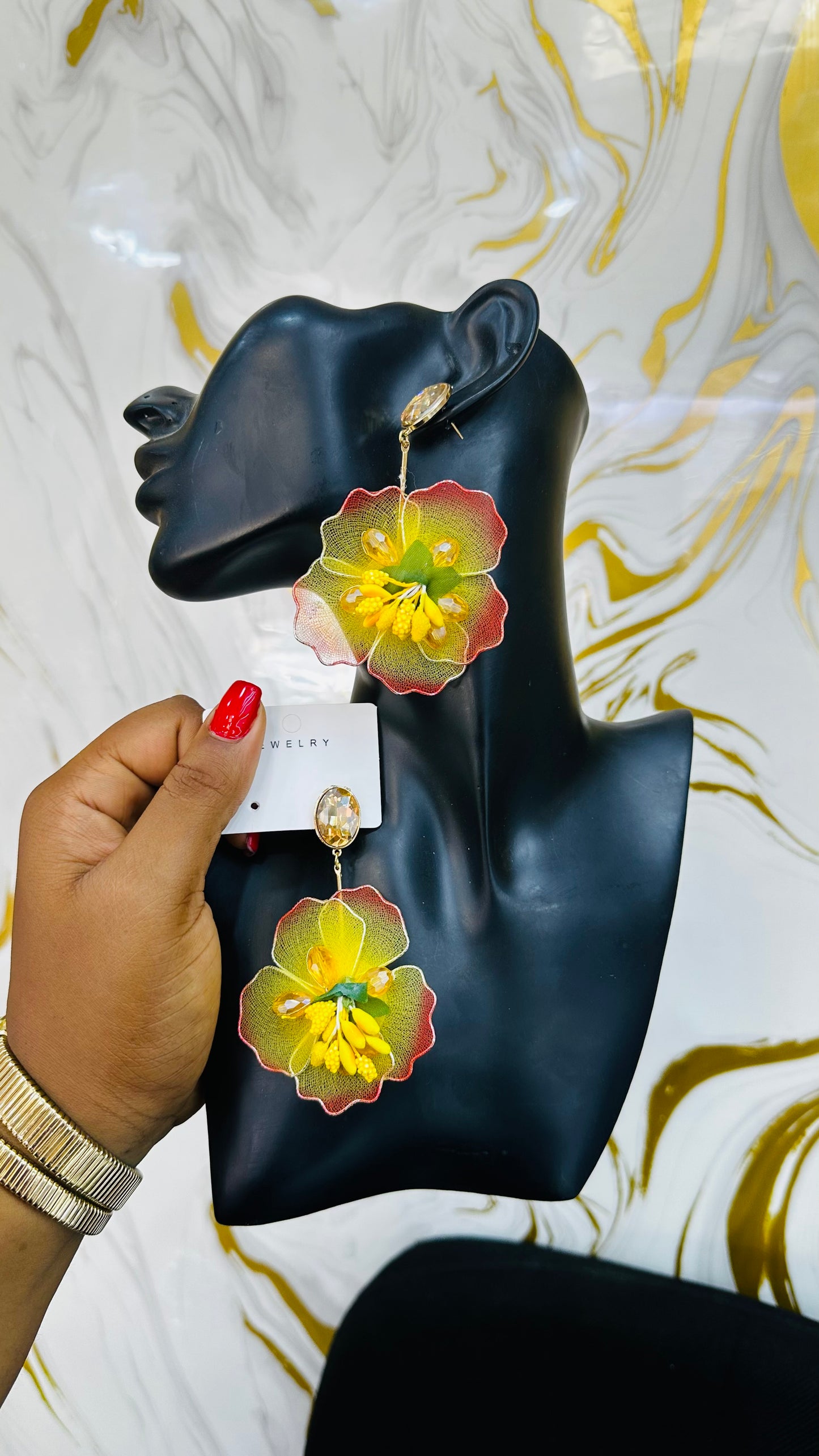 Flower Earrings (model 4)