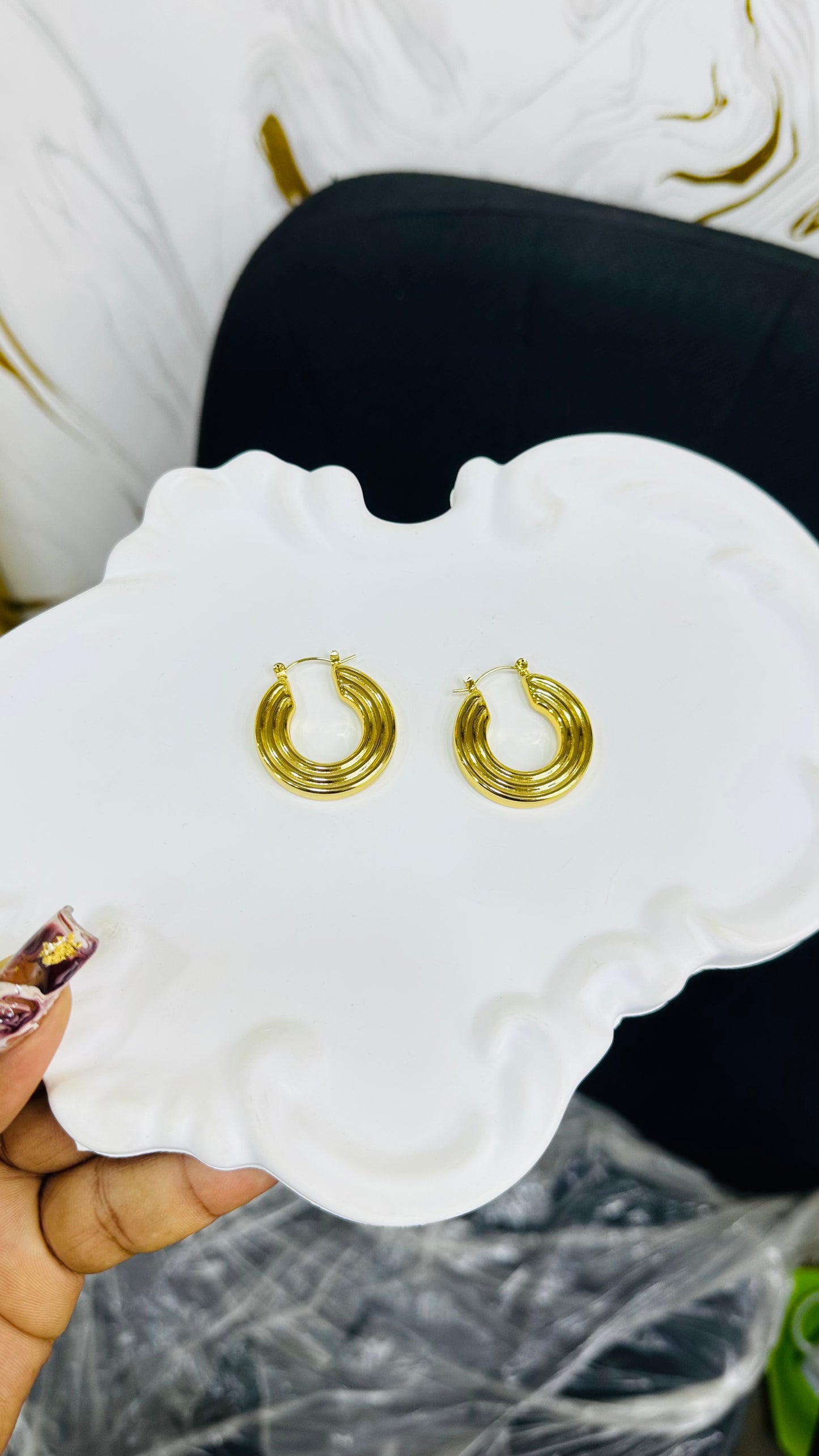 Minimalist hoops & stud Earrings
