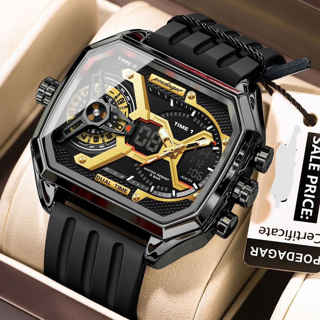 POEDAGAR WRISTWATCH (rubber strap)