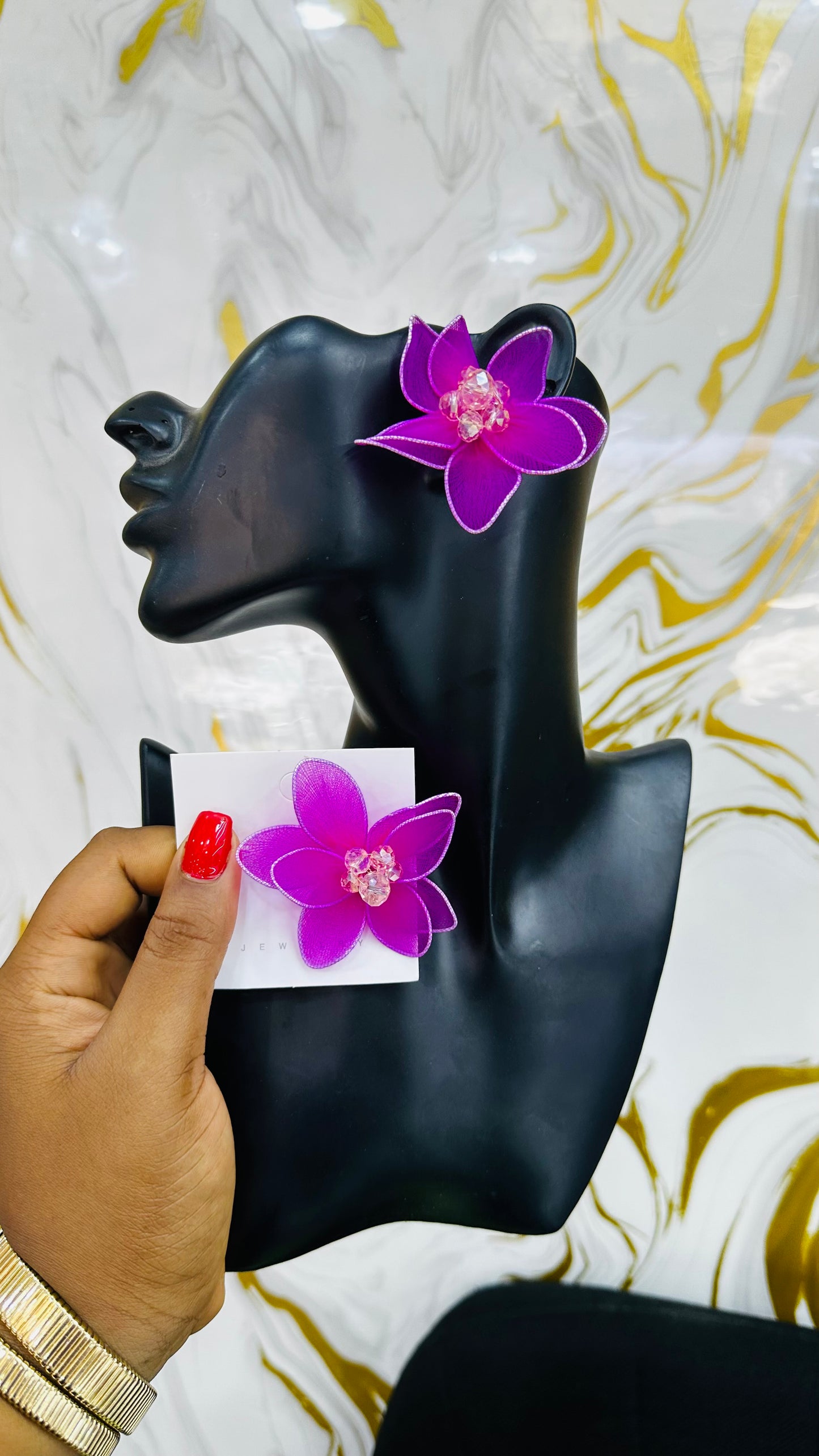 Flower Earrings (model 2)