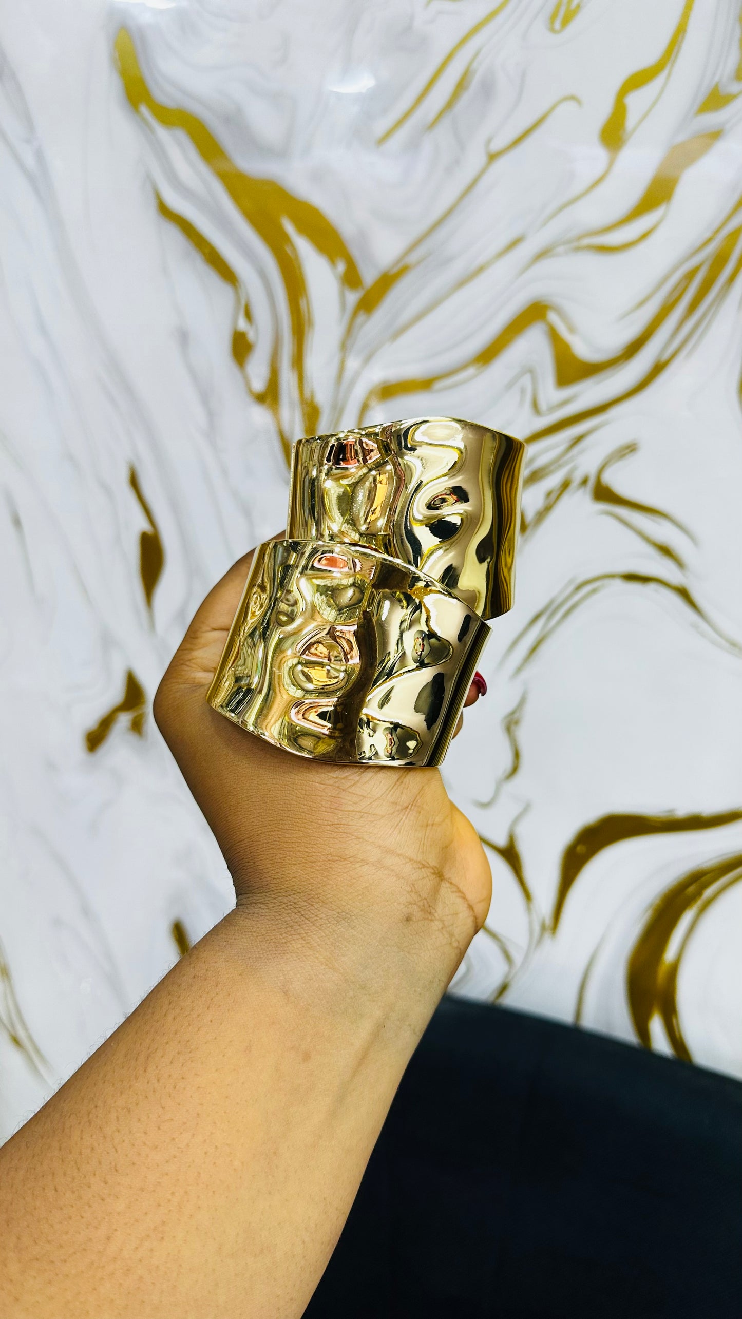 Chunky bangles (gold)