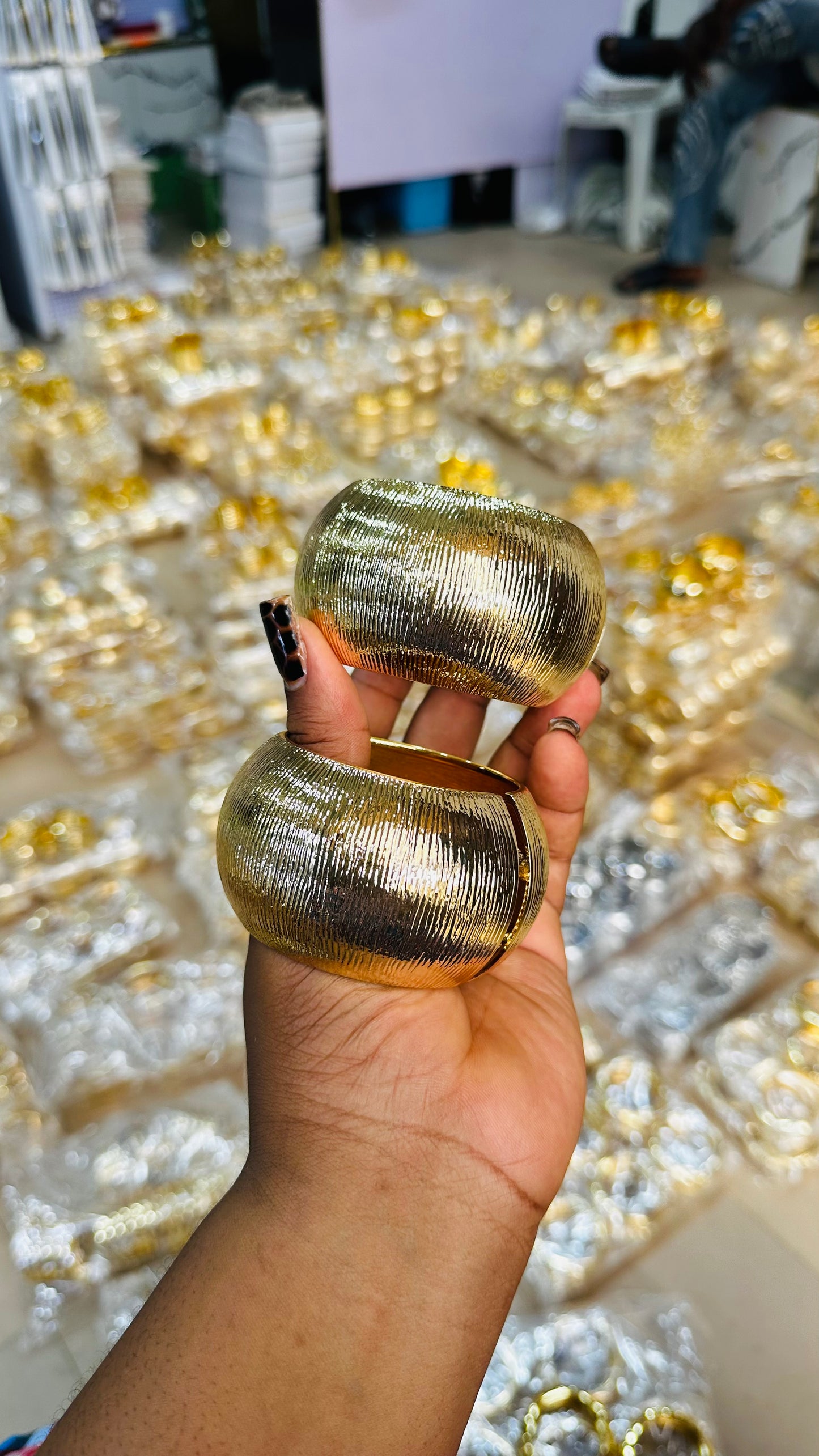 Chunky Bangles (steel quality)