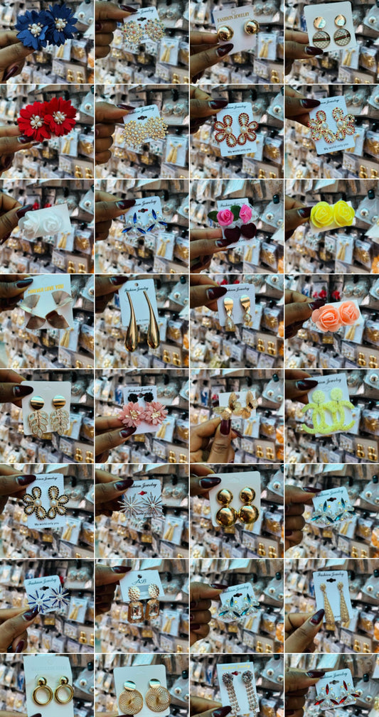 Party earrings(6 pcs)