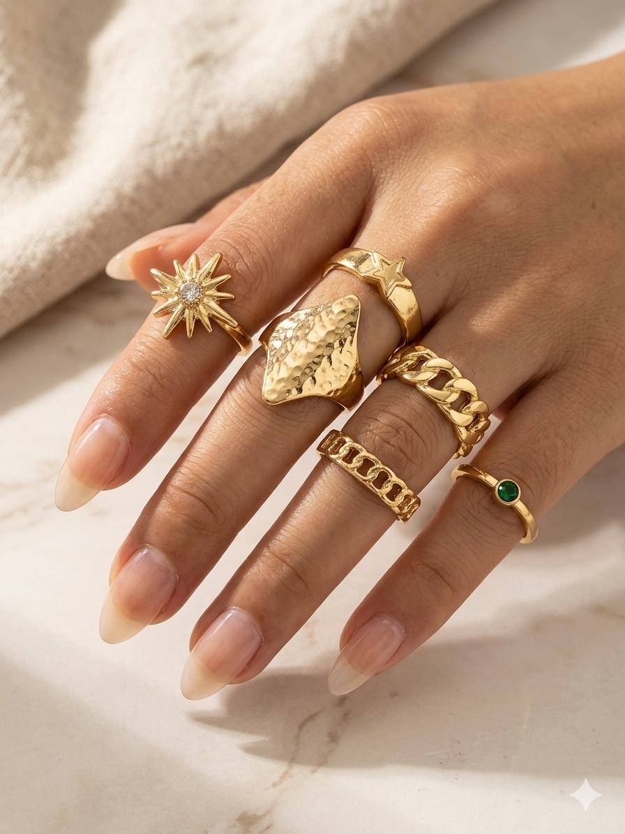 Fashion Knuckle Rings set