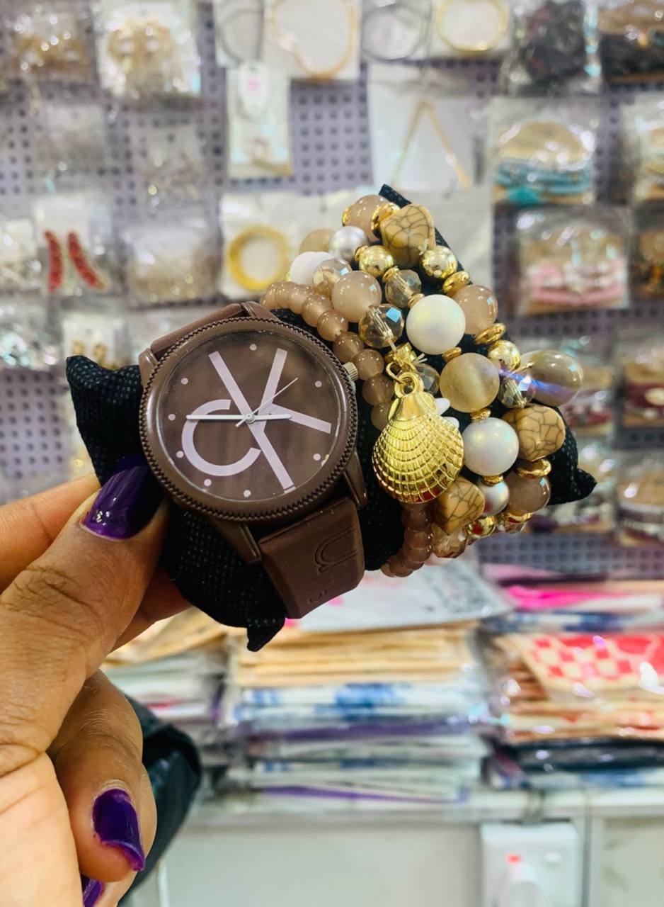 CK Watch & bead combo (boxed) bead designs may be similar