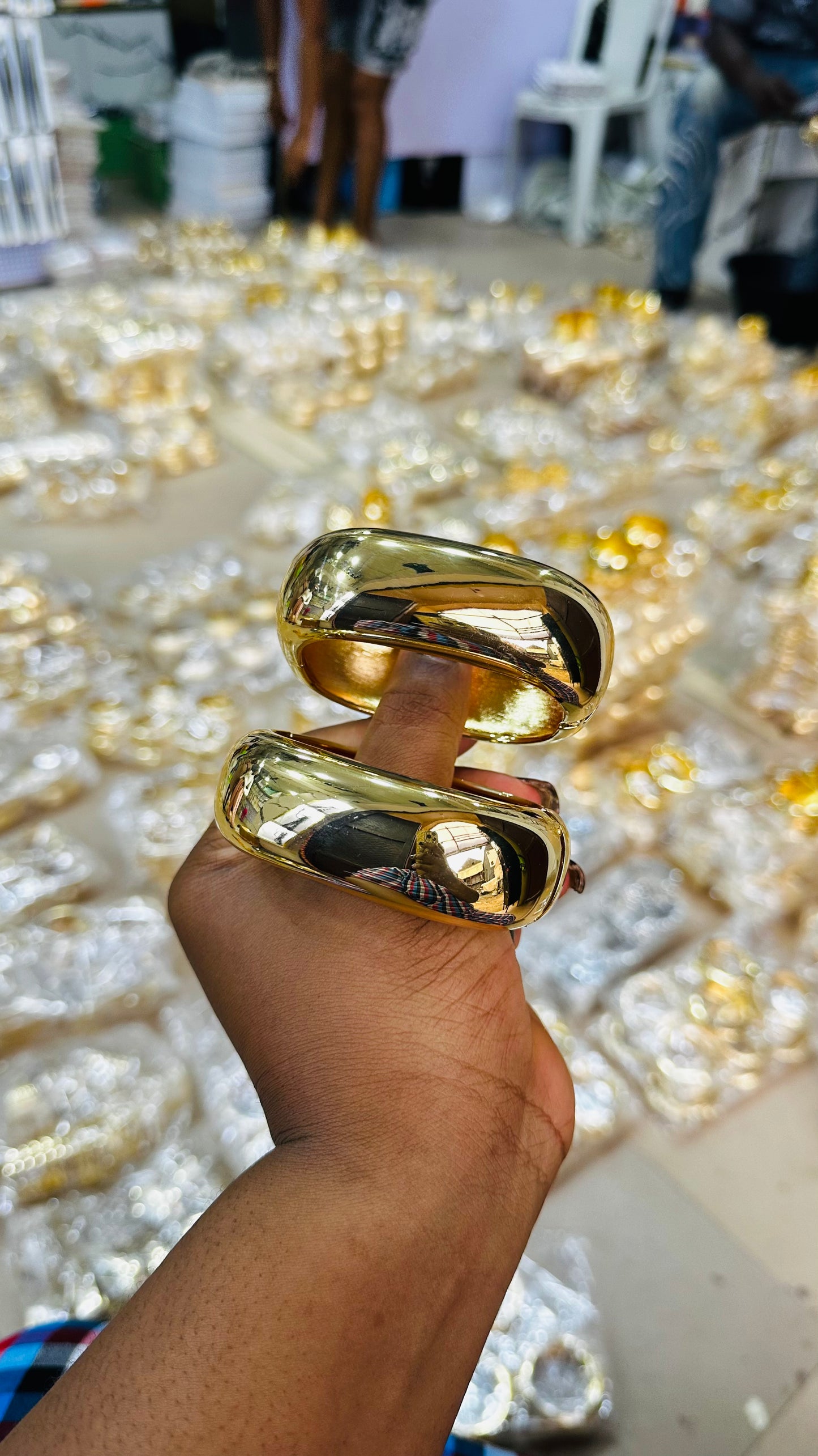 Chunky Bangles (steel quality)