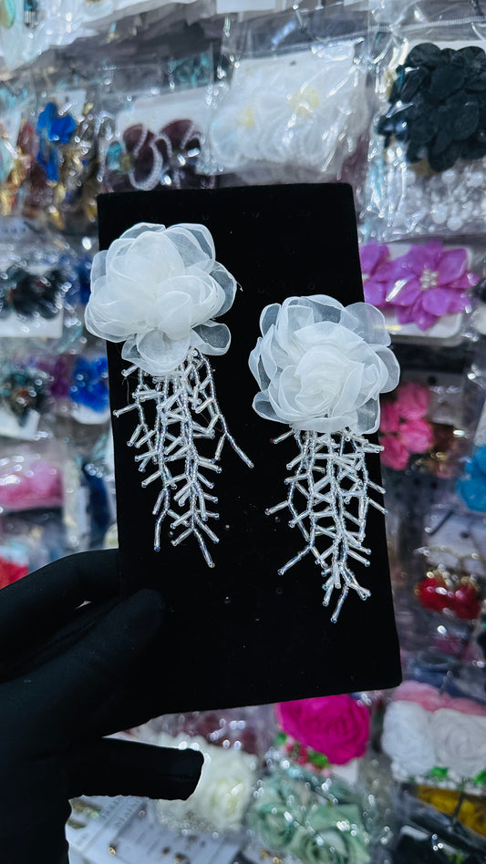Crystal Flower Earrings
