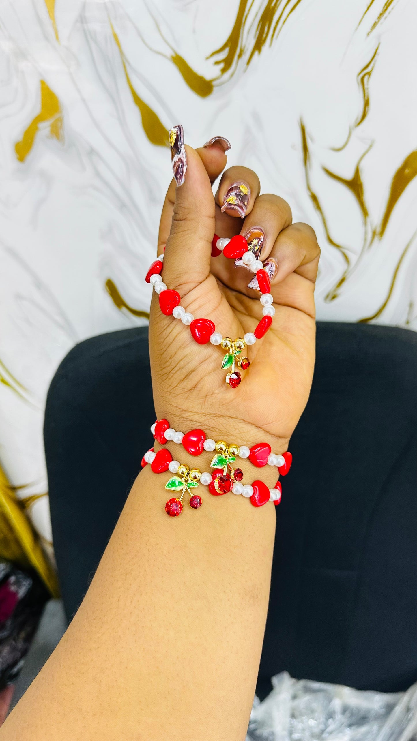 🍒Cherry Charm bead