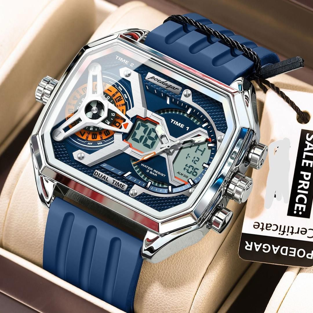 POEDAGAR WRISTWATCH (rubber strap)