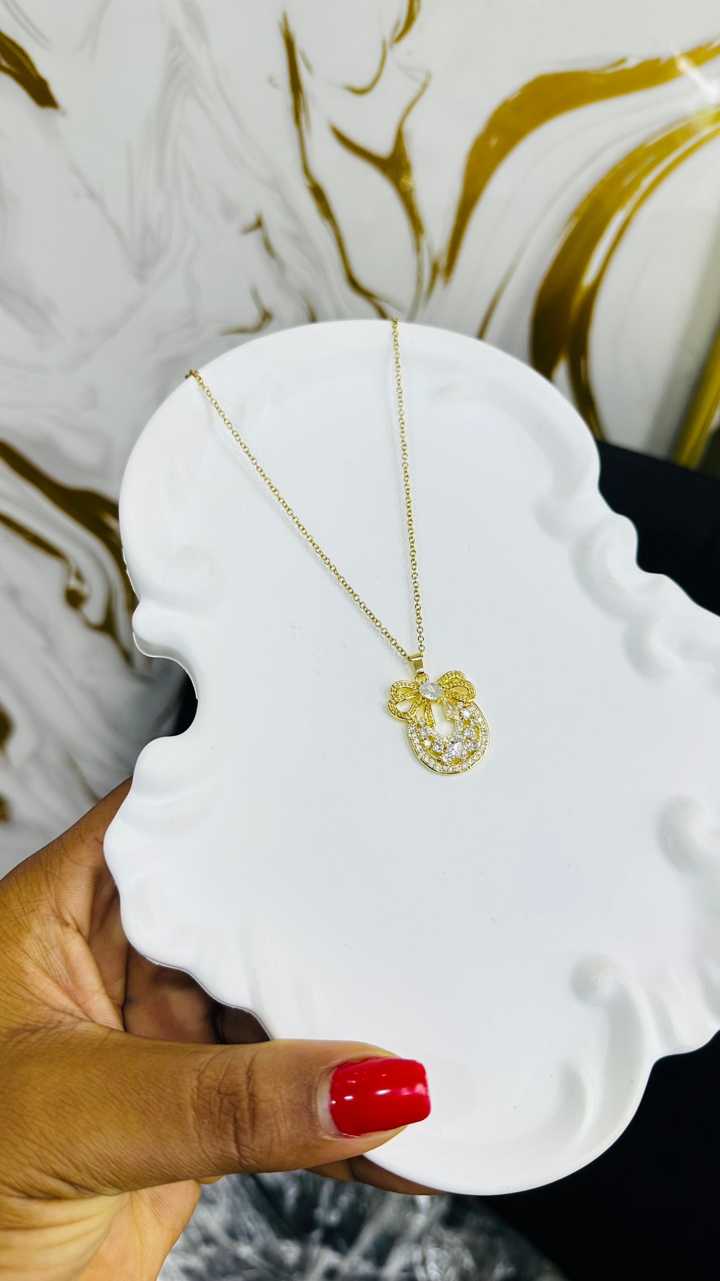 Single Zirconia Necklace