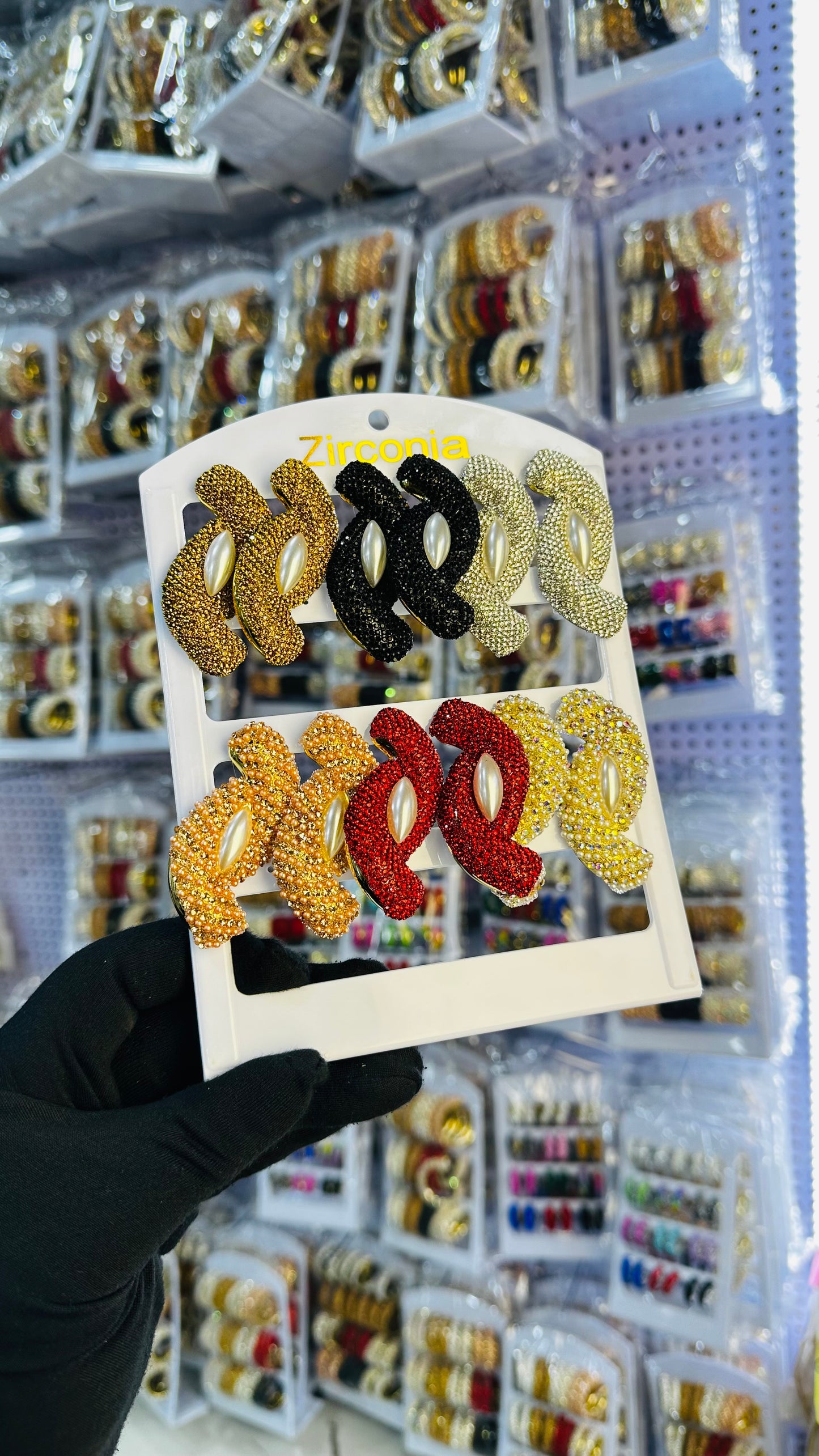 Zirconia Sugar Earrings pack