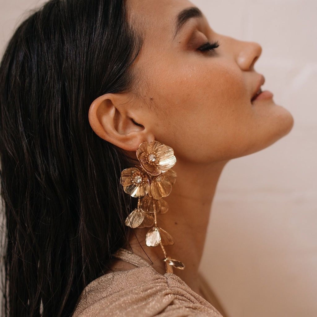 Flower earrings