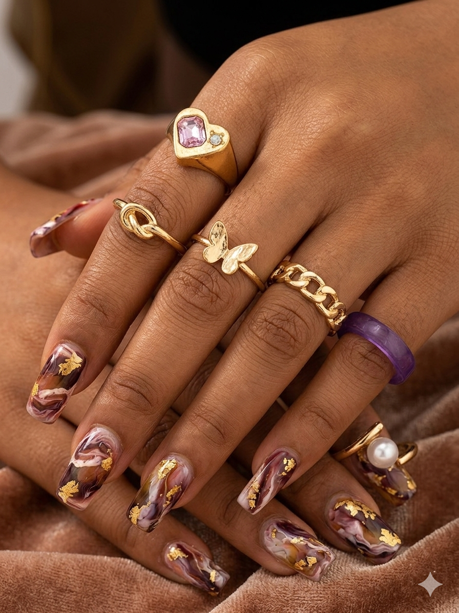 Fashion Knuckle Rings set