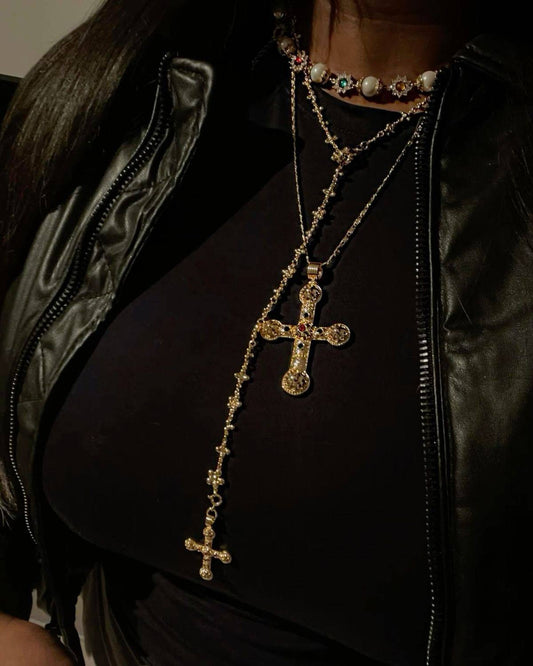 3 layer vintage Necklace