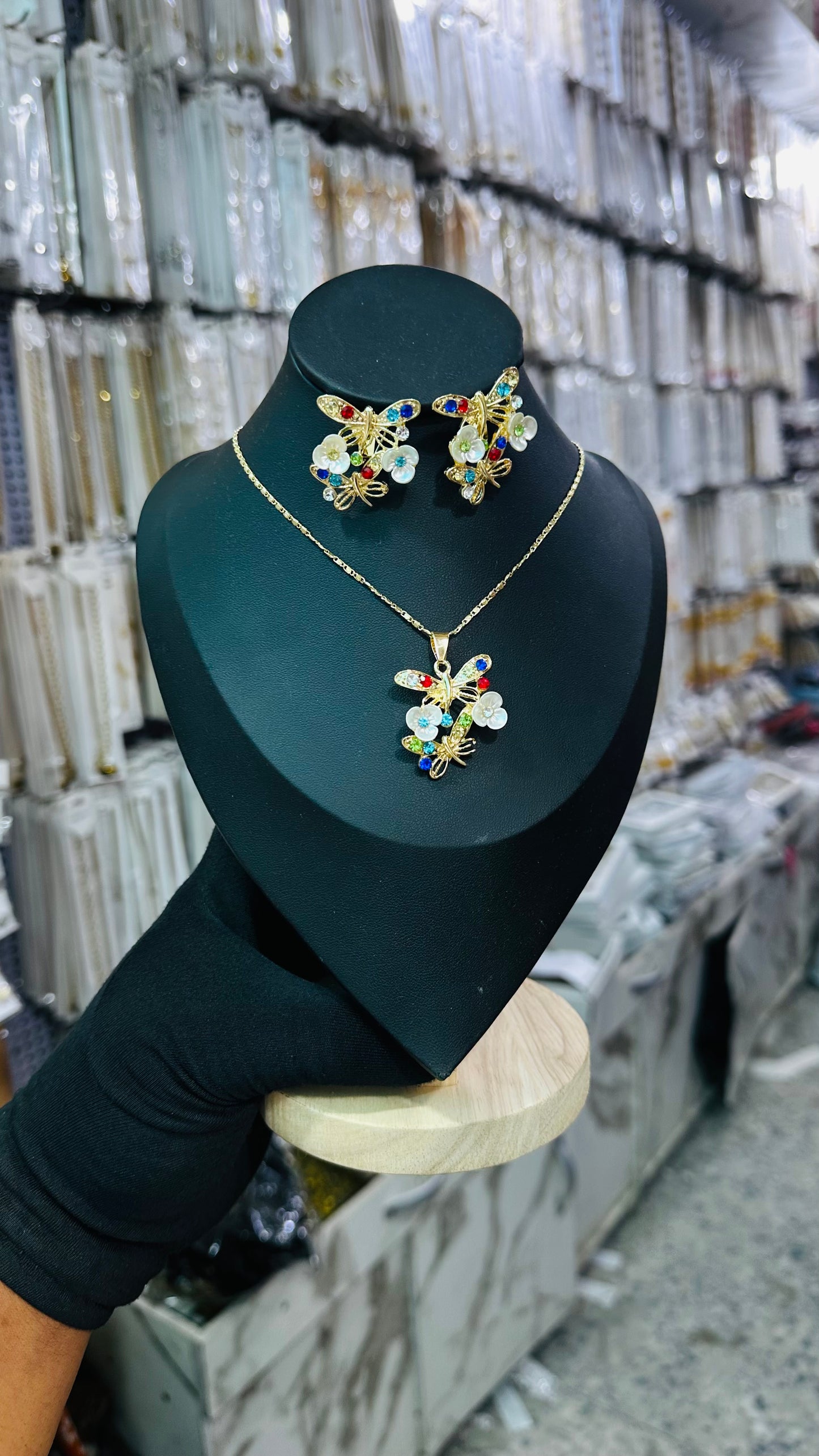 Flower Jewelry Set